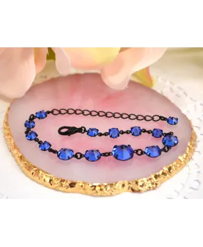 Bransoletka kolorowe kryształki stopniowane