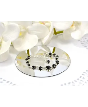 Bransoletka kolorowe kryształki stopniowane