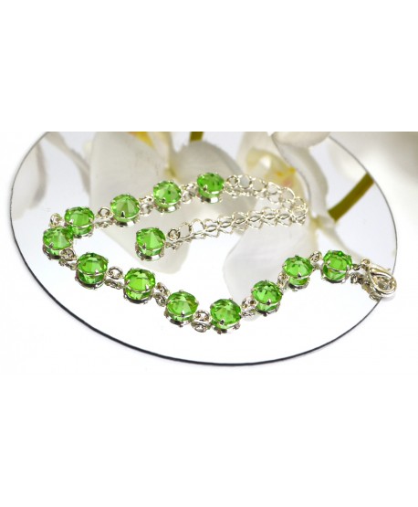 Bransoletka kolorowe kryształki proste