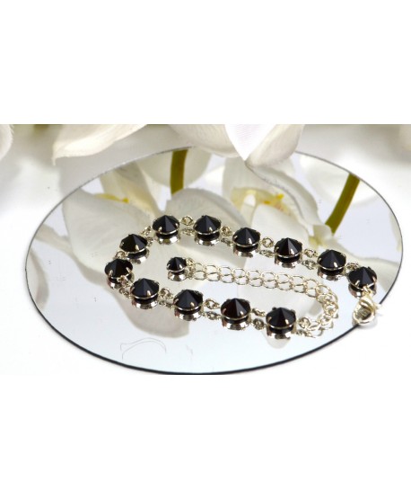 Bransoletka kolorowe kryształki proste