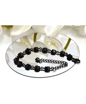 Bransoletka kolorowe kryształki proste