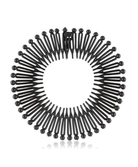 Opaska do włosów słoneczko czarna