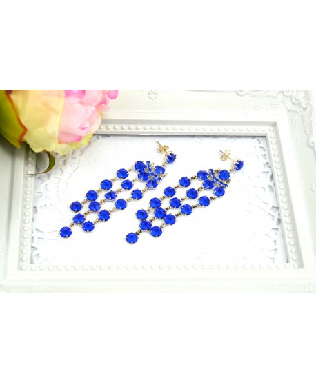 Kolczyki kryształki długie