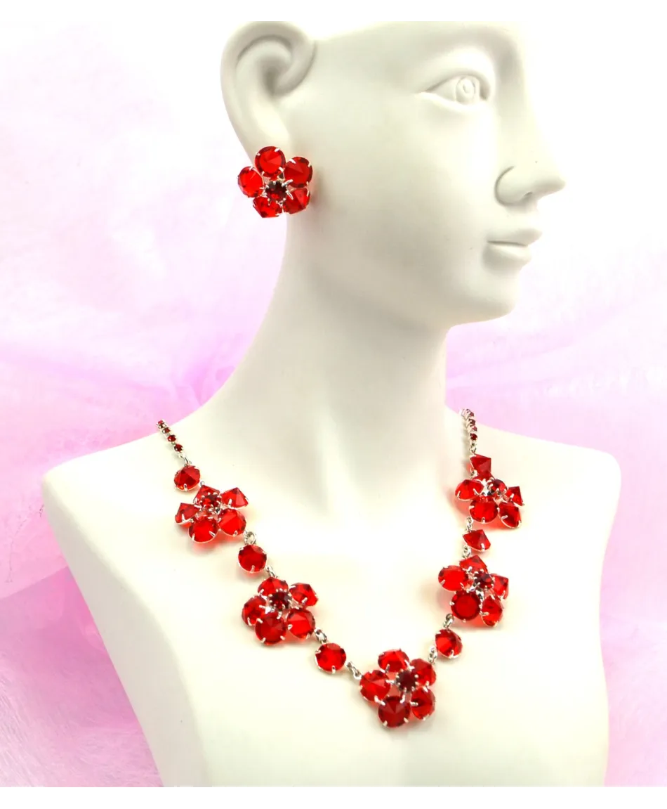 Komplet kryształki kolory