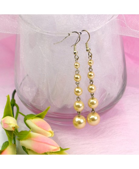 Kolczyki długie perełki