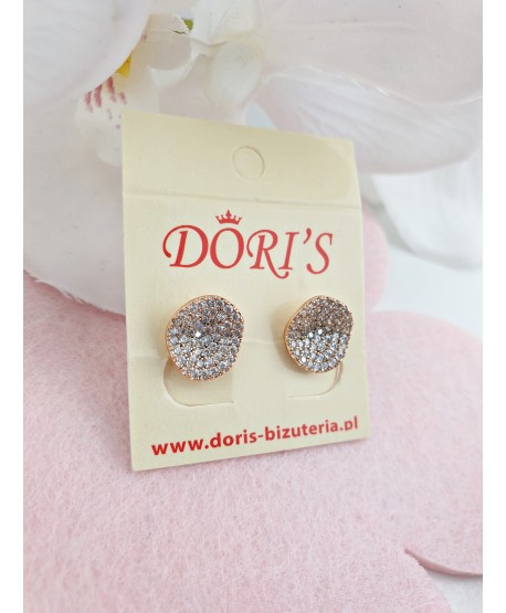 Kolczyki stal cyrkoniowe kółeczka