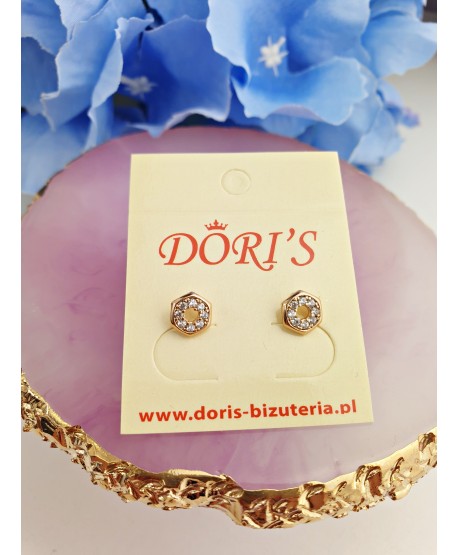 Kolczyki stal drobniutkie kółeczka