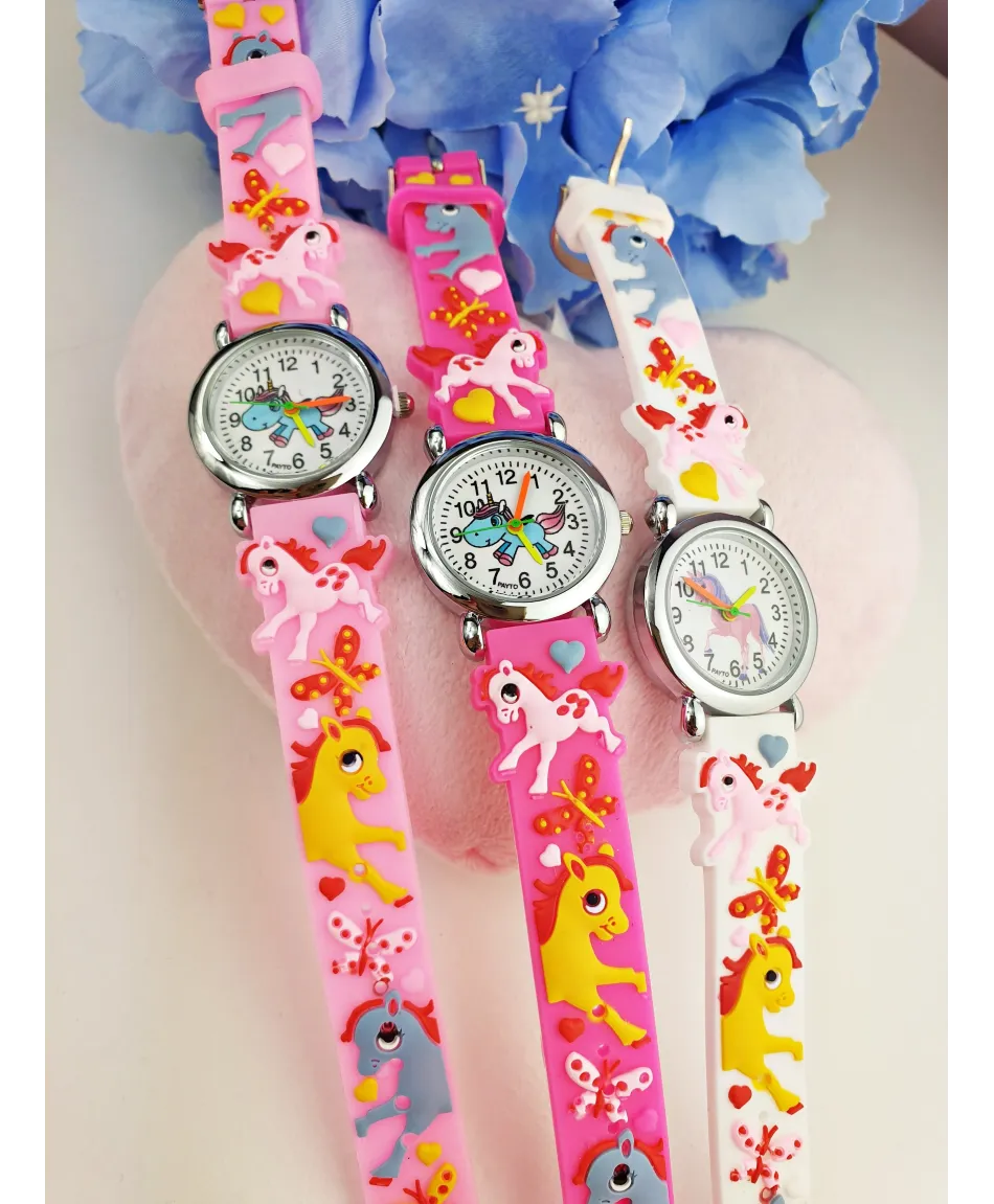 Zegarki dziecięce 5 kolorów Zegarki dziecięce 5 kolorów