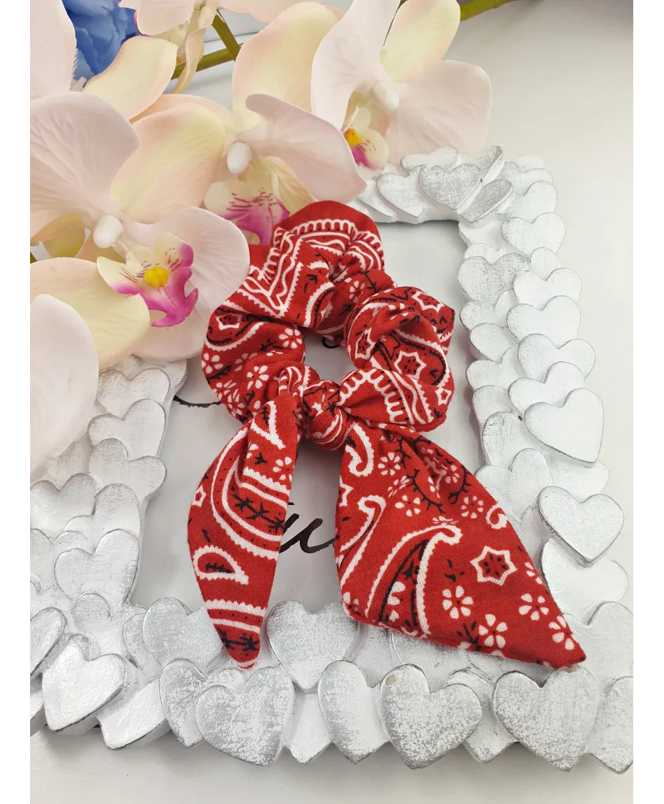 Gumka do włosów z uszkami bandamki