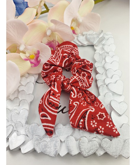 Gumka do włosów z uszkami bandamki