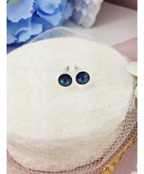 Kolczyki stal kryształki Svarowski