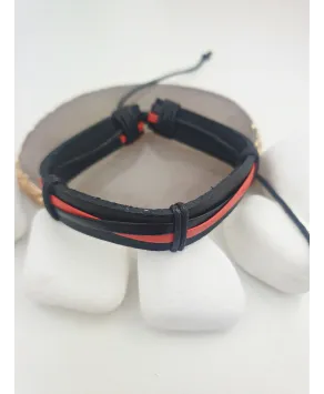 Bransoletki męskie na rzemianiach