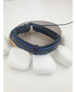 Bransoletki męskie na rzemianiach