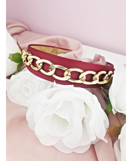 Opaski do włosów z łańcuchem