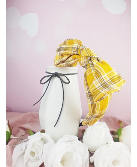 Opaski do włosów szerokie z kokardą