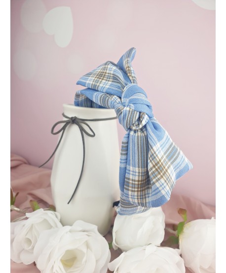 Opaski do włosów szerokie z kokardą