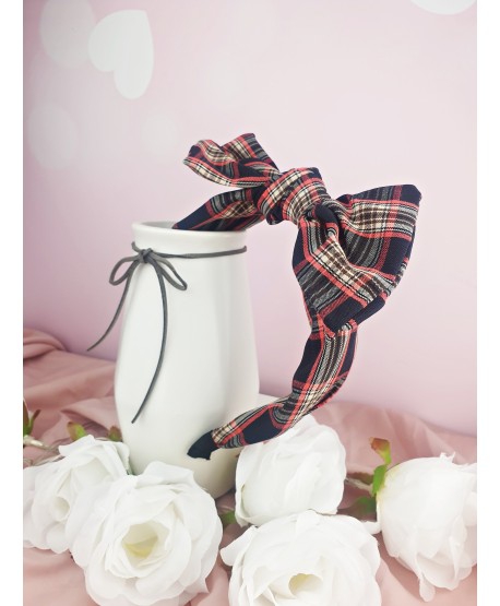 Opaski do włosów szerokie z kokardą