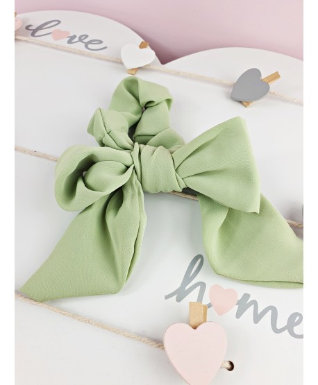 Gumki do włosów z wiązaną kokardą