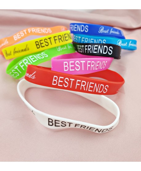 Silikonowe bransoletki BEST FRIENDS