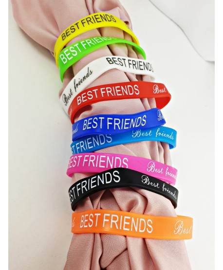 Silikonowe bransoletki BEST FRIENDS