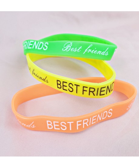 Silikonowe bransoletki BEST FRIENDS