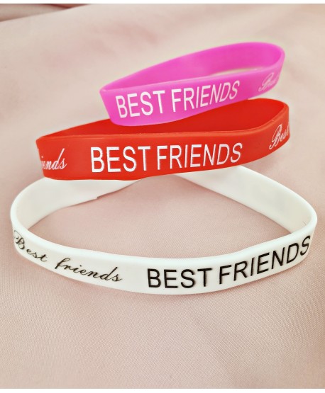 Silikonowe bransoletki BEST FRIENDS
