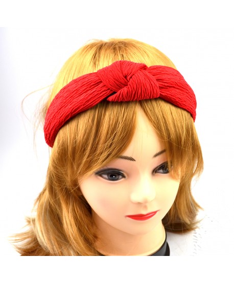 Opaska z węzłem drapowana kolory