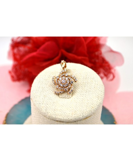 Zawieszka stal złota gwiazdka