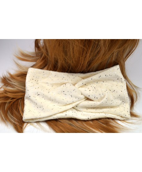 Opaska z węzłem błyszcząca na uszy