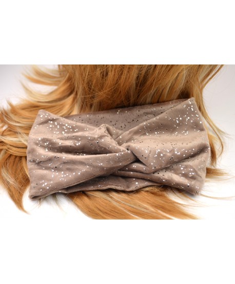 Opaska z węzłem błyszcząca na uszy