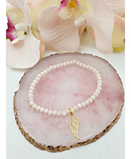 Bransoletka na gumce z zawieszką