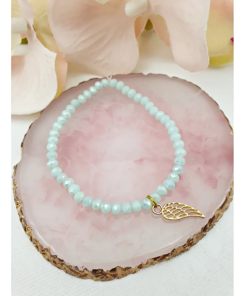 Bransoletka na gumce z zawieszką