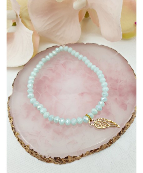 Bransoletka na gumce z zawieszką