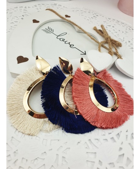 Kolczyki chwosty łezka kolory