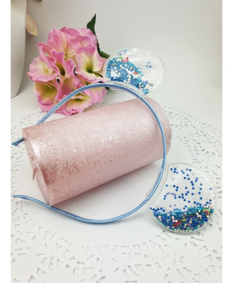 Opaska do włosów błyszcząca myszka kolory