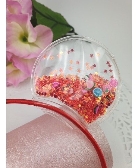 Opaska do włosów błyszcząca myszka kolory