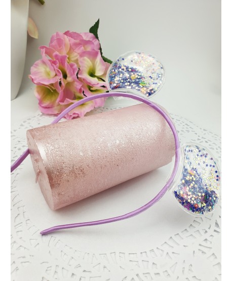 Opaska do włosów błyszcząca myszka kolory