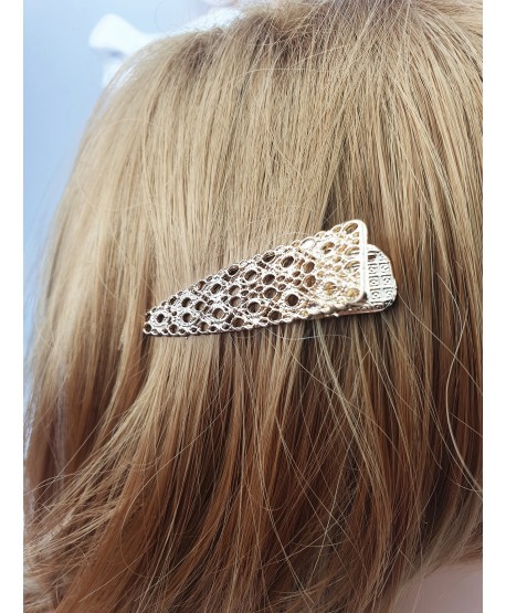 Spinka ażurowa złota