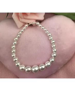 Bransoletki biała perła do wyboru