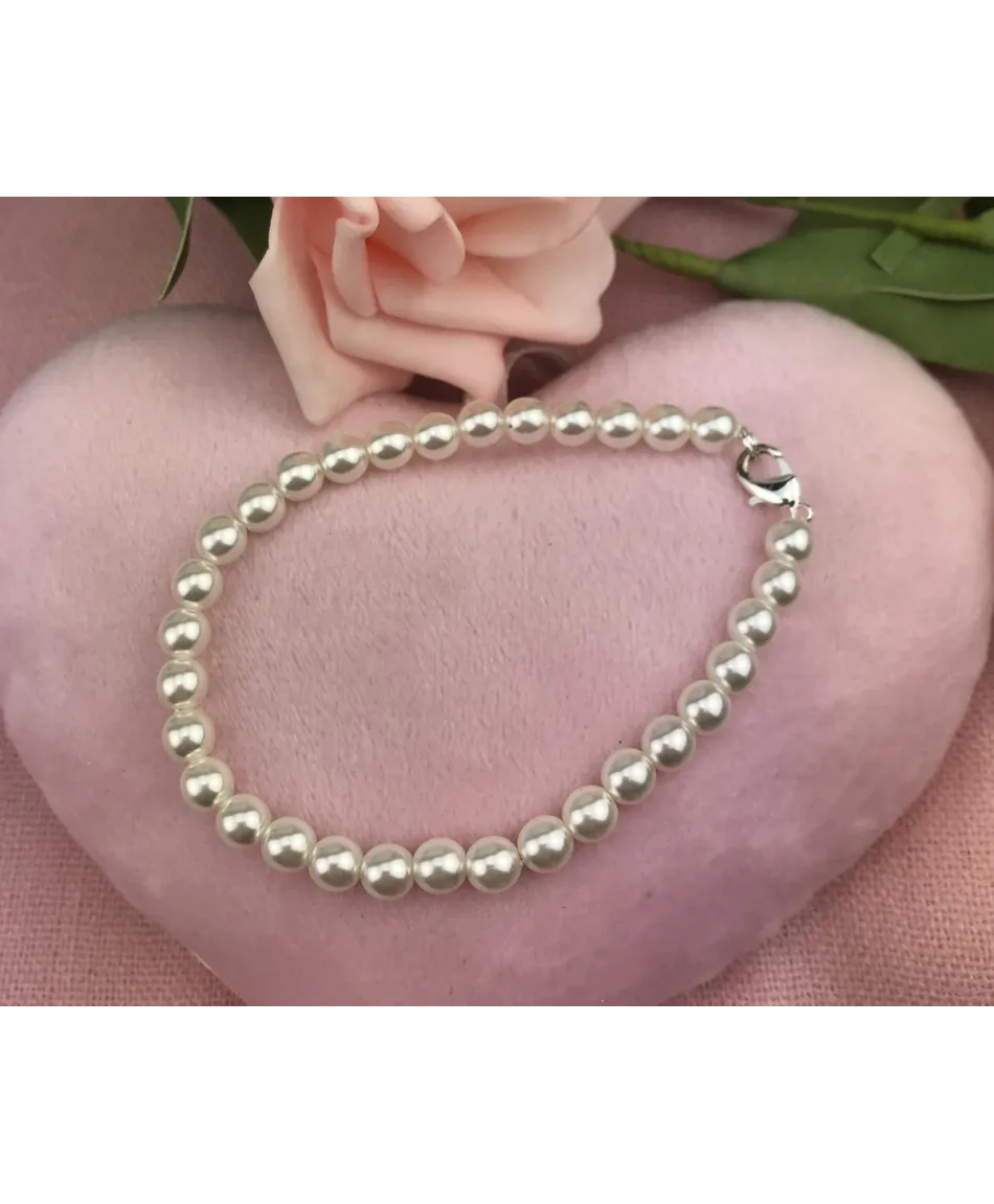 Bransoletki biała perła do wyboru