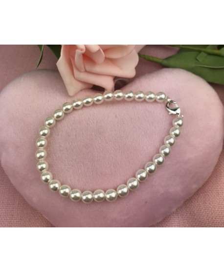 Bransoletki biała perła do wyboru