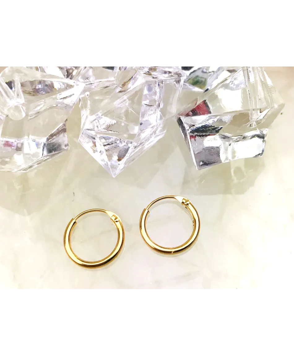 Kolczyki złote kółeczka do wyboru