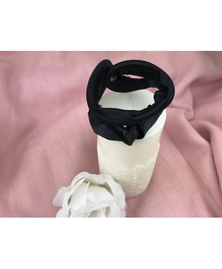 Czarny twister z zapięciem