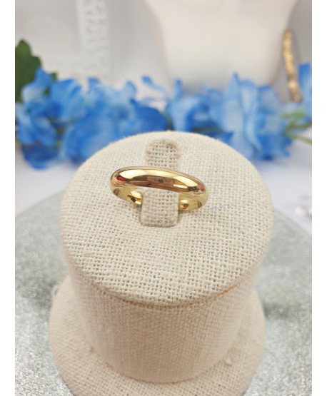 Pierścionek obrączka złota stal