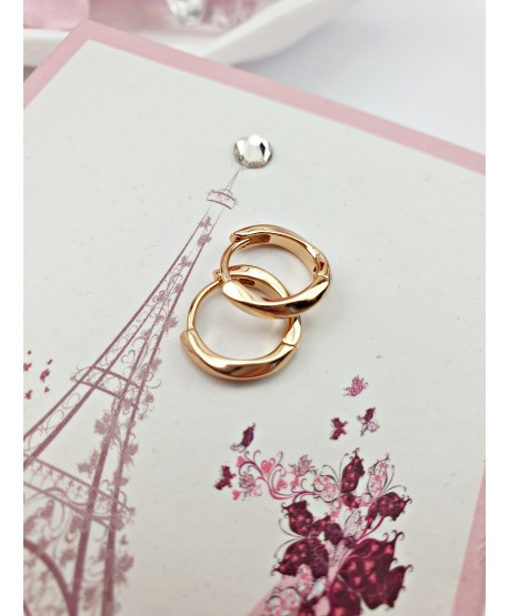 Kolczyki małe złote kółeczka