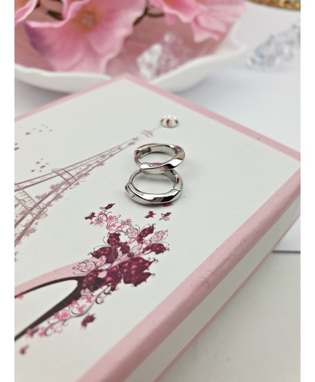 Kolczyki stal kółeczka