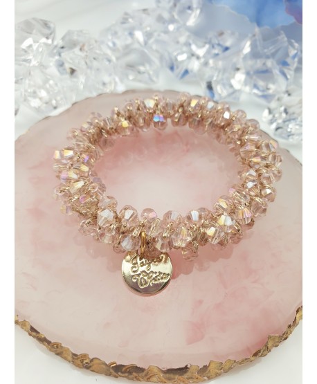 Gumki do włosów ozdobne z kryształków