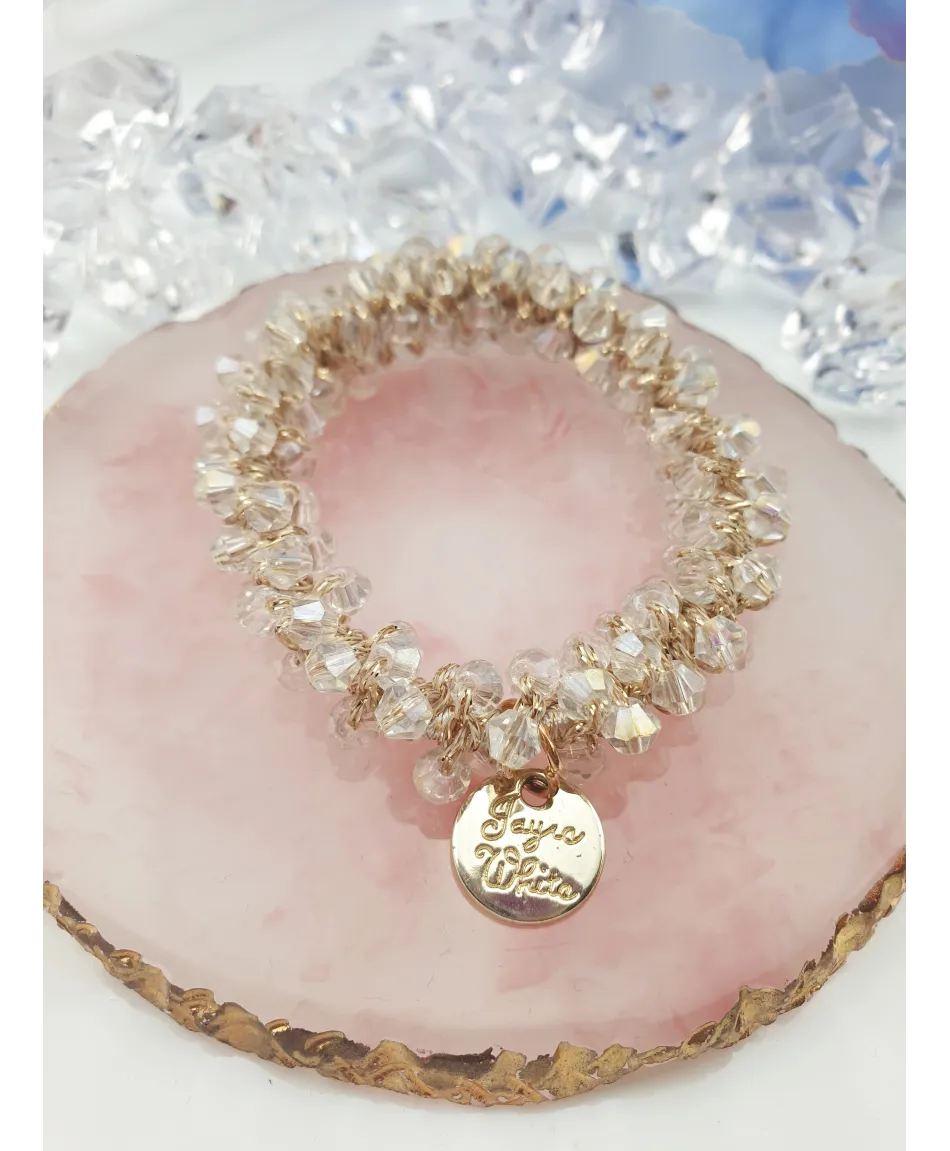 Gumki do włosów ozdobne z kryształków