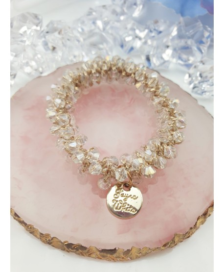 Gumki do włosów ozdobne z kryształków