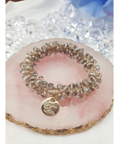 Gumki do włosów ozdobne z kryształków